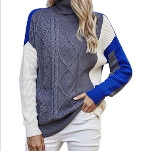 Casual Turtleneck Soft Knitted Sweater